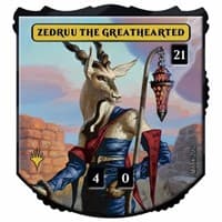 Relic Tokens: Legendary Collection - Zedruu the Greathearted - Ultra Pro Tokens - Life Counters card