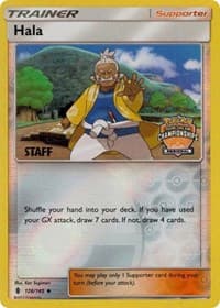 Hala - 126/145 (Regional Championships) [Staff] - League & Championship Cards - Pokemon card