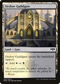 Orzhov Guildgate (252) - Ravnica Allegiance - Magic: The Gathering card
