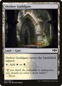 Orzhov Guildgate (253) - Ravnica Allegiance - Magic: The Gathering card