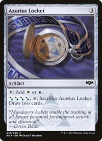 Azorius Locket - Ravnica Allegiance - Magic: The Gathering card