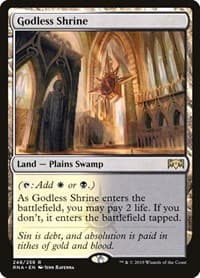 Godless Shrine - Ravnica Allegiance - Magic: The Gathering card