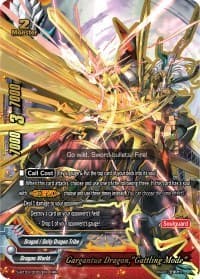 Gargantua Dragon, "Gattling Mode" - True Awakening of Deities - Future Card BuddyFight card