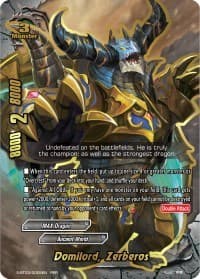 Domilord, Zerberos - True Awakening of Deities - Future Card BuddyFight card