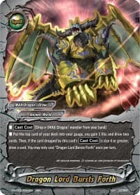 Dragon Lord Bursts Forth - True Awakening of Deities - Future Card BuddyFight card