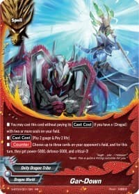 Gar-Down - True Awakening of Deities - Future Card BuddyFight card