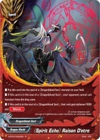 "Spirit Echo" Raison D'etre - True Awakening of Deities - Future Card BuddyFight card