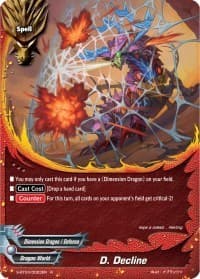 D. Decline - True Awakening of Deities - Future Card BuddyFight card