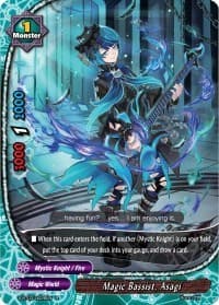 Magic Bassist, Asagi - True Awakening of Deities - Future Card BuddyFight card