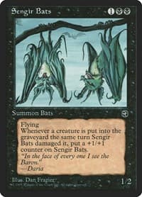 Sengir Bats [Version 2] - Homelands - Magic: The Gathering card
