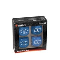 Deluxe Mana Loyalty Dice for Magic - Blue (22mm) - Ultra Pro Life Counters - Life Counters card