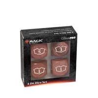 Deluxe Mana Loyalty Dice for Magic - Red (22mm) - Ultra Pro Life Counters - Life Counters card