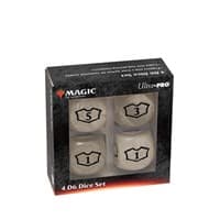 Deluxe Mana Loyalty Dice for Magic - White (22mm) - Ultra Pro Life Counters - Life Counters card
