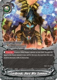 Lordbreak, Hard Win Summon - True Awakening of Deities - Future Card BuddyFight card