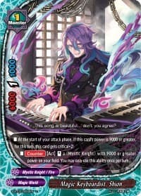 Magic Keyboardist, Shion - True Awakening of Deities - Future Card BuddyFight card