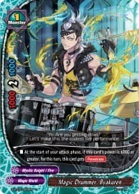 Magic Drummer, Byakuren - True Awakening of Deities - Future Card BuddyFight card