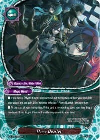 -Flame Quartet- - True Awakening of Deities - Future Card BuddyFight card