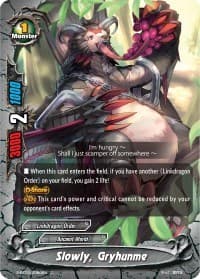 Slowly, Gryhunme - True Awakening of Deities - Future Card BuddyFight card