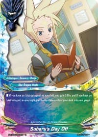 Subaru's Day Off - True Awakening of Deities - Future Card BuddyFight card