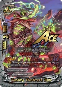 Rumbling Thunderaxe, Agito (AR) - True Awakening of Deities - Future Card BuddyFight card