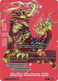 Rumbling Thunderaxe, Agito (BR) - True Awakening of Deities - Future Card BuddyFight card