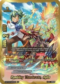 Rumbling Thunderaxe, Agito (SP) - True Awakening of Deities - Future Card BuddyFight card