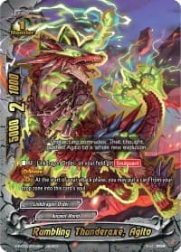 Rumbling Thunderaxe, Agito - True Awakening of Deities - Future Card BuddyFight card