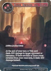 Ruins Beneath the Sands (Full Art) - The Strangers of New Valhalla - Force of Will card