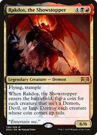 Rakdos, the Showstopper - Ravnica Allegiance - Magic: The Gathering card