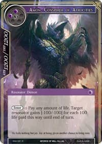 Amon, Conspirer of Atrocities - The Strangers of New Valhalla - Force of Will card