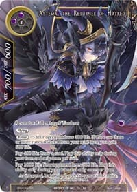Astema, the Returnee of Hatred (Full Art) - The Strangers of New Valhalla - Force of Will card