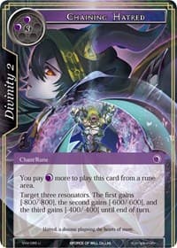 Chaining Hatred - The Strangers of New Valhalla - Force of Will card