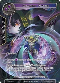 Chaining Hatred (Full Art) - The Strangers of New Valhalla - Force of Will card