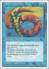 Lord of Atlantis - Fourth Edition - Magic: The Gathering card
