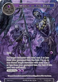 March of the Dead (Full Art) - The Strangers of New Valhalla - Force of Will card