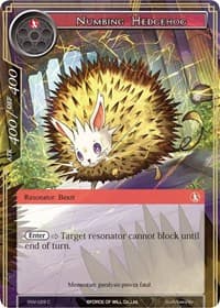 Numbing Hedgehog - The Strangers of New Valhalla - Force of Will card