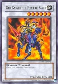 Gaia Knight, the Force of Earth - 5D's 2008 Starter Deck - YuGiOh card