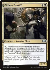 Pitiless Pontiff - Ravnica Allegiance - Magic: The Gathering card