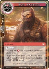 Sand Awakening - The Strangers of New Valhalla - Force of Will card