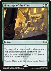 Rampage of the Clans - Ravnica Allegiance - Magic: The Gathering card