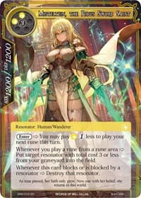 Misteltein, the Pious Sword Saint - The Strangers of New Valhalla - Force of Will card