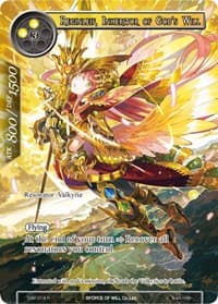 Reginleif, Inheritor of God's Will (Full Art) - The Strangers of New Valhalla - Force of Will card