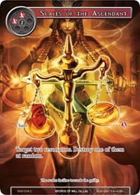 Scales of the Ascendant (Full Art) - The Strangers of New Valhalla - Force of Will card