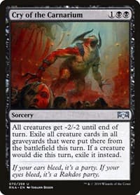 Cry of the Carnarium - Ravnica Allegiance - Magic: The Gathering card