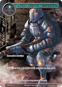 Sky Round Musketeer (Full Art) - The Strangers of New Valhalla - Force of Will card