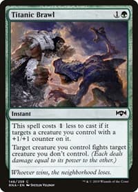 Titanic Brawl - Ravnica Allegiance - Magic: The Gathering card