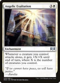 Angelic Exaltation - Ravnica Allegiance - Magic: The Gathering card