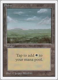 Plains (C) - Unlimited Edition - Magic: The Gathering card