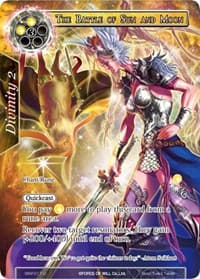 The Battle of Sun and Moon (Full Art) - The Strangers of New Valhalla - Force of Will card