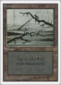 Swamp (C) - Unlimited Edition - Magic: The Gathering card